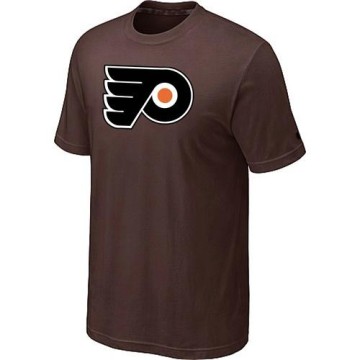 Men's Philadelphia Flyers Big & Tall Logo T-Shirt - - Brown