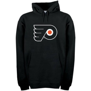 Reebok Men's Philadelphia Flyers Primary Logo Pullover Hoodie - - Black