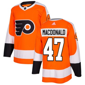 Authentic Adidas Men's Andrew MacDonald Philadelphia Flyers Jersey - Orange