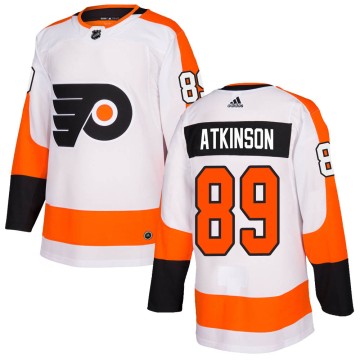 Authentic Adidas Men's Cam Atkinson Philadelphia Flyers Jersey - White