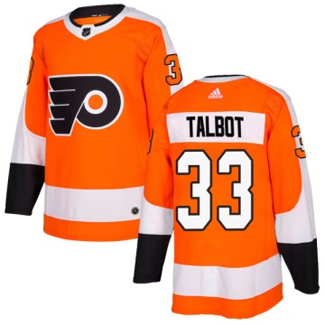 Authentic Adidas Men's Cam Talbot Philadelphia Flyers Home Jersey - Orange