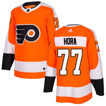 Authentic Adidas Men's Frank Hora Philadelphia Flyers Home Jersey - Orange
