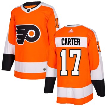 Authentic Adidas Men's Jeff Carter Philadelphia Flyers Home Jersey - Orange