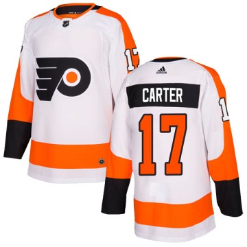 Authentic Adidas Men's Jeff Carter Philadelphia Flyers Jersey - White