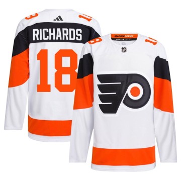Authentic Adidas Men's Mike Richards Philadelphia Flyers 2024 Stadium Series Primegreen Jersey - White