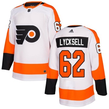 Authentic Adidas Men's Olle Lycksell Philadelphia Flyers Jersey - White