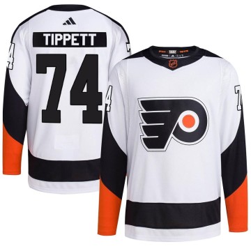 Authentic Adidas Men's Owen Tippett Philadelphia Flyers Reverse Retro 2.0 Jersey - White