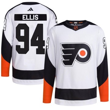 Authentic Adidas Men's Ryan Ellis Philadelphia Flyers Reverse Retro 2.0 Jersey - White