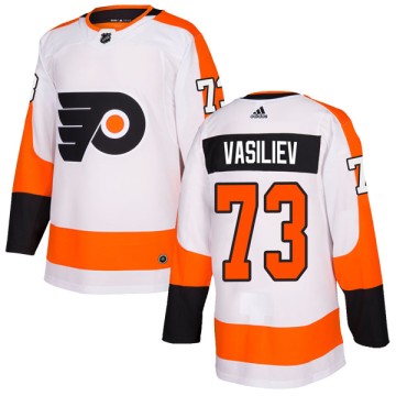 Authentic Adidas Men's Valeri Vasiliev Philadelphia Flyers Jersey - White