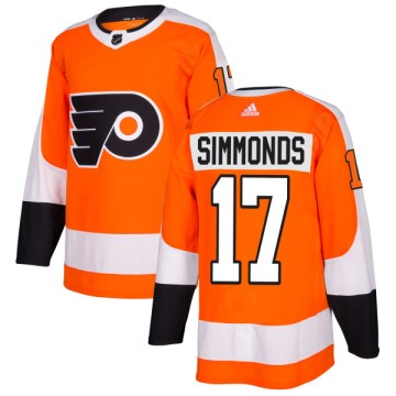 Authentic Adidas Men's Wayne Simmonds Philadelphia Flyers Jersey - Orange