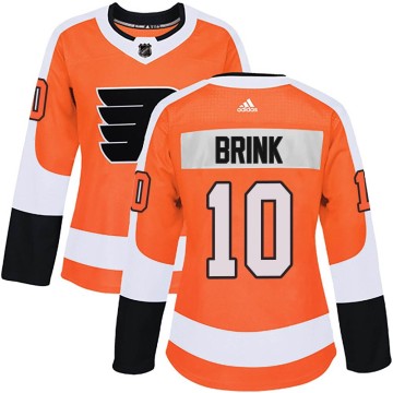 Authentic Adidas Women's Bobby Brink Philadelphia Flyers Home Jersey - Orange
