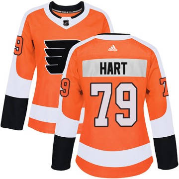 Authentic Adidas Women's Carter Hart Philadelphia Flyers Home Jersey - Orange