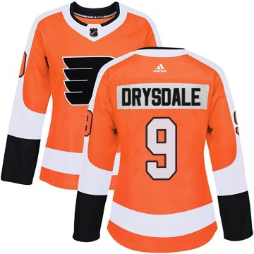 Authentic Adidas Women's Jamie Drysdale Philadelphia Flyers Home Jersey - Orange