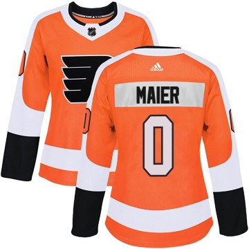 Authentic Adidas Women's Nolan Maier Philadelphia Flyers Home Jersey - Orange
