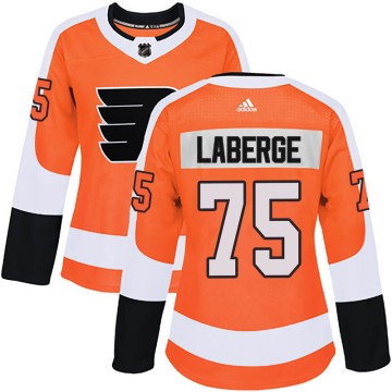 Authentic Adidas Women's Pascal Laberge Philadelphia Flyers Home Jersey - Orange