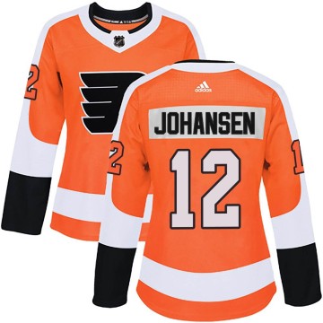 Authentic Adidas Women's Ryan Johansen Philadelphia Flyers Home Jersey - Orange