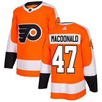 Authentic Adidas Youth Andrew MacDonald Philadelphia Flyers Home Jersey - Orange