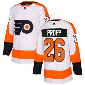 Authentic Adidas Youth Brian Propp Philadelphia Flyers Away Jersey - White