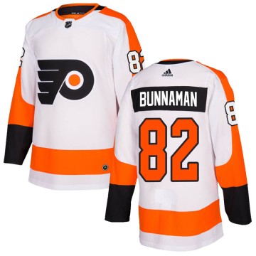 Authentic Adidas Youth Connor Bunnaman Philadelphia Flyers Jersey - White