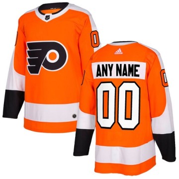 Authentic Adidas Youth Custom Philadelphia Flyers Home Jersey - Orange