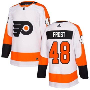 Authentic Adidas Youth Morgan Frost Philadelphia Flyers ized Jersey - White