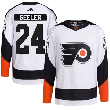 Authentic Adidas Youth Nick Seeler Philadelphia Flyers Reverse Retro 2.0 Jersey - White