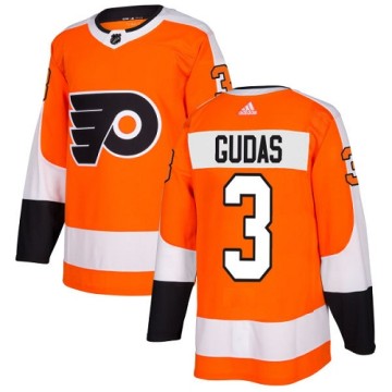 Authentic Adidas Youth Radko Gudas Philadelphia Flyers Home Jersey - Orange