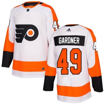 Authentic Adidas Youth Rhett Gardner Philadelphia Flyers Jersey - White