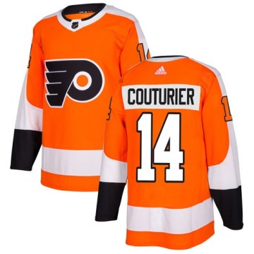 Authentic Adidas Youth Sean Couturier Philadelphia Flyers Home Jersey - Orange