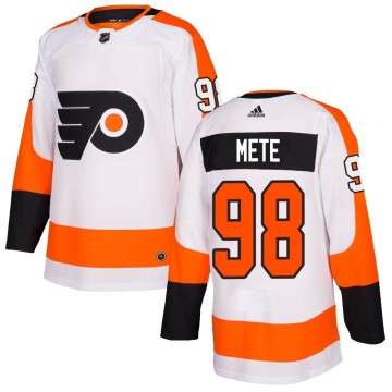 Authentic Adidas Youth Victor Mete Philadelphia Flyers Jersey - White