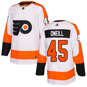 Authentic Adidas Youth Will Oneill Philadelphia Flyers Jersey - White