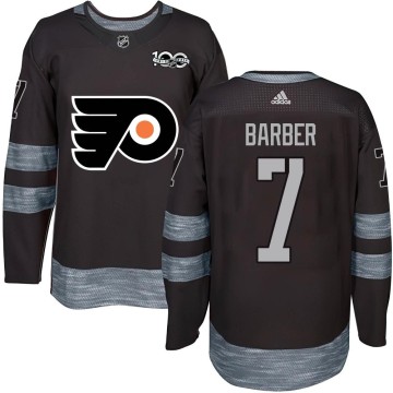 Authentic Youth Bill Barber Philadelphia Flyers 1917-2017 100th Anniversary Jersey - Black