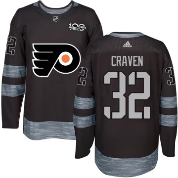 Authentic Youth Murray Craven Philadelphia Flyers 1917-2017 100th Anniversary Jersey - Black