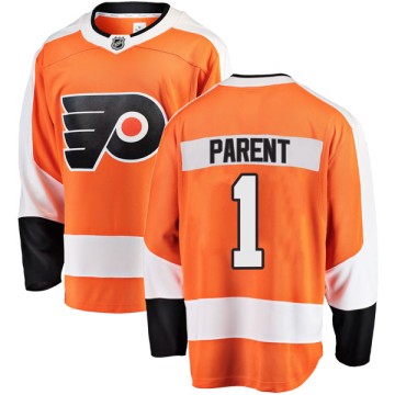 Breakaway Fanatics Branded Men's Bernie Parent Philadelphia Flyers Home Jersey - Orange