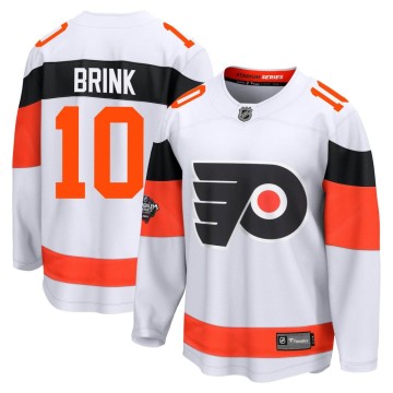 Breakaway Fanatics Branded Men's Bobby Brink Philadelphia Flyers 2024 Stadium Series Jersey - White