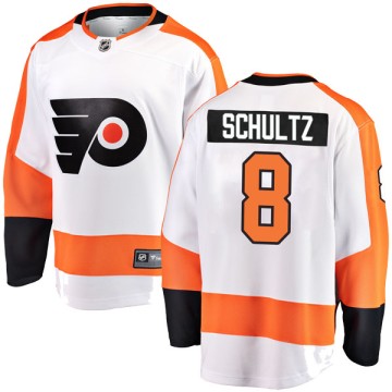 Breakaway Fanatics Branded Men's Dave Schultz Philadelphia Flyers Away Jersey - White