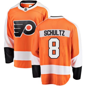 Breakaway Fanatics Branded Men's Dave Schultz Philadelphia Flyers Home Jersey - Orange