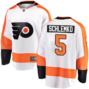 Breakaway Fanatics Branded Men's David Schlemko Philadelphia Flyers Away Jersey - White