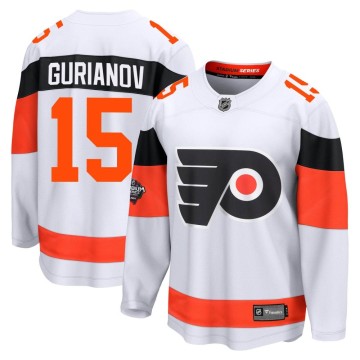 Breakaway Fanatics Branded Men's Denis Gurianov Philadelphia Flyers 2024 Stadium Series Jersey - White