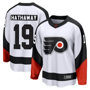 Breakaway Fanatics Branded Men's Garnet Hathaway Philadelphia Flyers Special Edition 2.0 Jersey - White