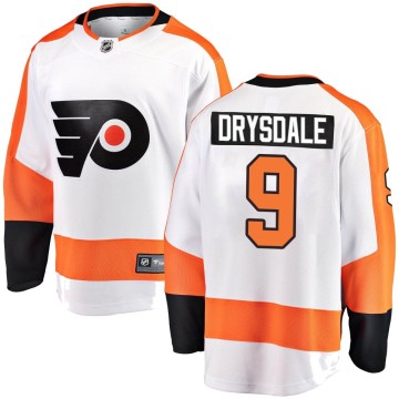 Breakaway Fanatics Branded Men's Jamie Drysdale Philadelphia Flyers Away Jersey - White