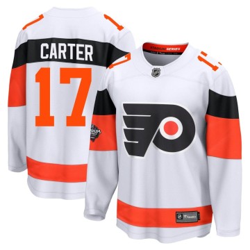 Breakaway Fanatics Branded Men's Jeff Carter Philadelphia Flyers 2024 Stadium Series Jersey - White