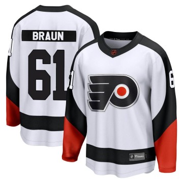 Breakaway Fanatics Branded Men's Justin Braun Philadelphia Flyers Special Edition 2.0 Jersey - White