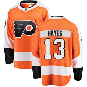 Breakaway Fanatics Branded Men's Kevin Hayes Philadelphia Flyers Home Jersey - Orange