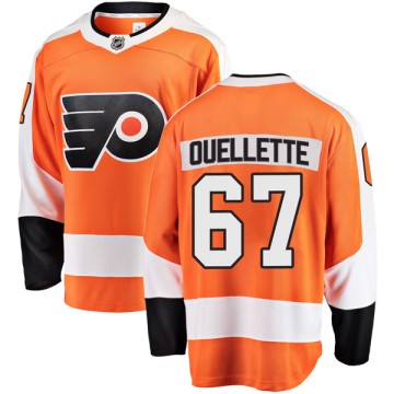 Breakaway Fanatics Branded Men's Martin Ouellette Philadelphia Flyers Home Jersey - Orange