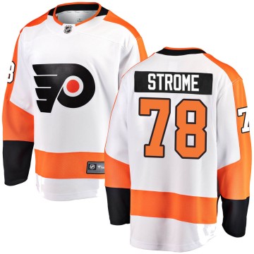 Breakaway Fanatics Branded Men's Matthew Strome Philadelphia Flyers Away Jersey - White