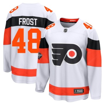 Breakaway Fanatics Branded Men's Morgan Frost Philadelphia Flyers 2024 Stadium Series Jersey - White
