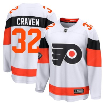 Breakaway Fanatics Branded Men's Murray Craven Philadelphia Flyers 2024 Stadium Series Jersey - White
