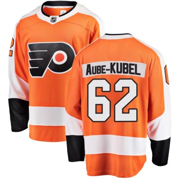 Breakaway Fanatics Branded Men's Nicolas Aube-Kubel Philadelphia Flyers Home Jersey - Orange