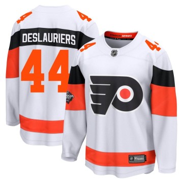 Breakaway Fanatics Branded Men's Nicolas Deslauriers Philadelphia Flyers 2024 Stadium Series Jersey - White